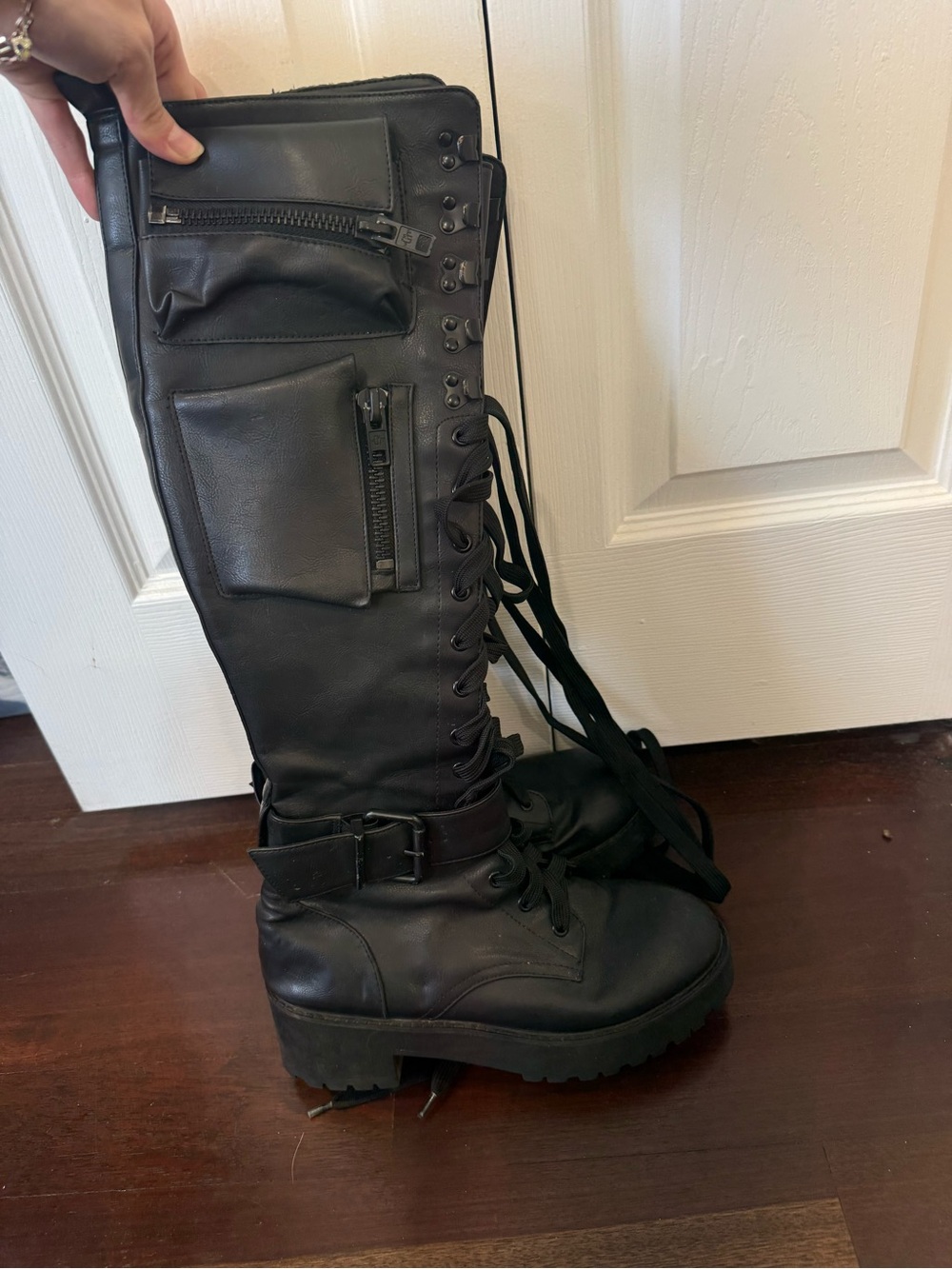 Dolls Kill Rave Platform Boots